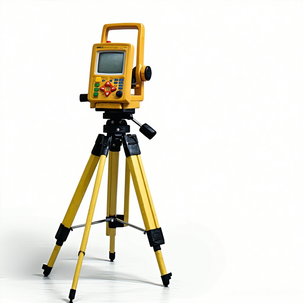 site survey show the suveying instrument  in construction and rebg whitebk color lighter-1
